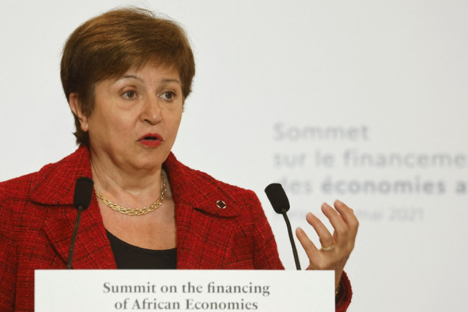 크리스탈리나 게오르기에바 IMF 총재(AFP/Ludovic Marin)